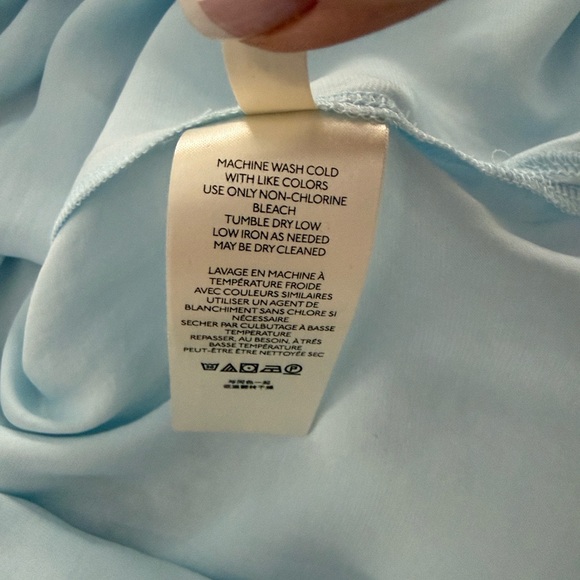 Free People LaLa blouse in Neon Sky - Picture 10 of 12